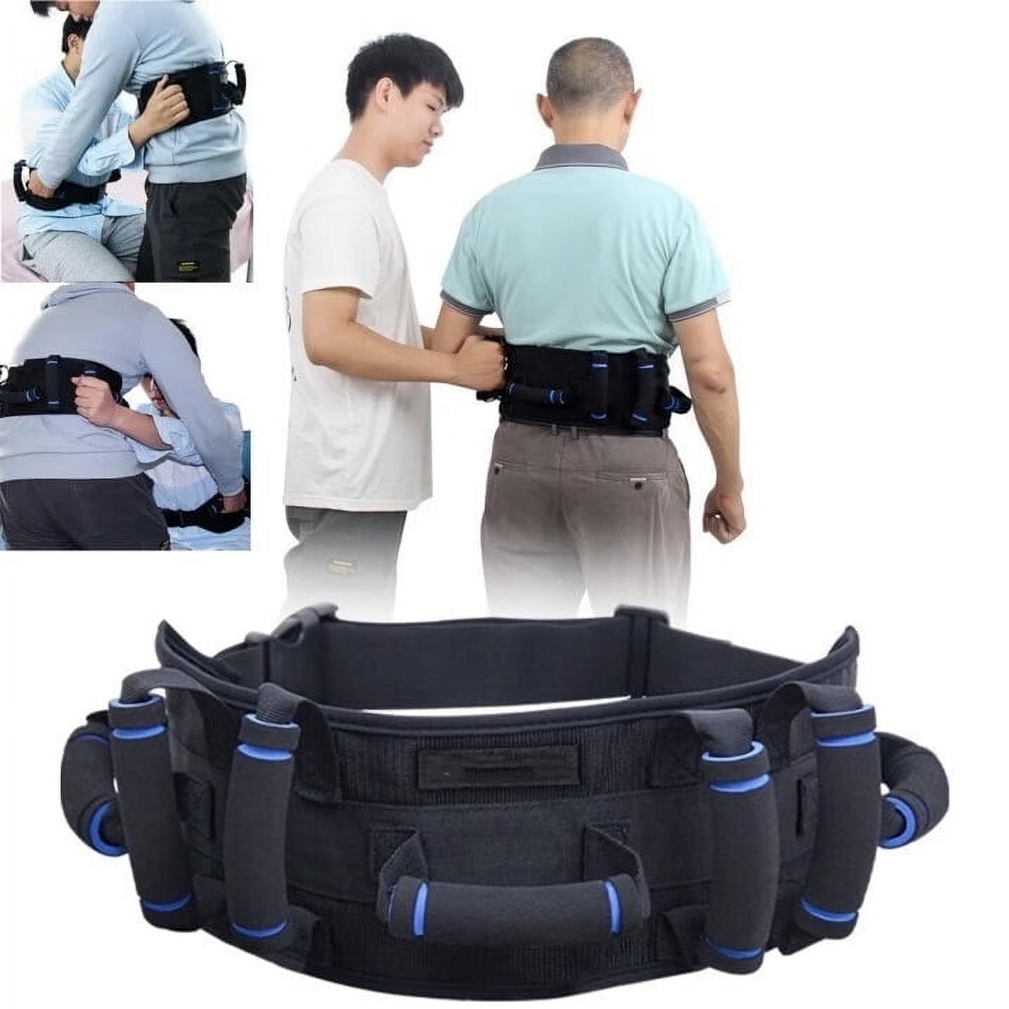 Gait Belts Transfer Belt for Seniors with 7 Handles,Gate Belt for Elderly Lift Belts Quick Release Buckle,Medical Nursing Safety Patient Assist - Bariatric,Elderly,Physical Therapy